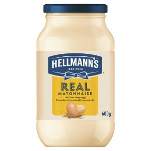 Hellmanns Real Mayonnaise 650g