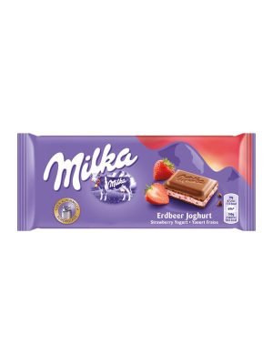Milka Strawberry Yoghurt 100g