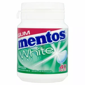 Mentos White Gum Bottle Spearmint ‘40